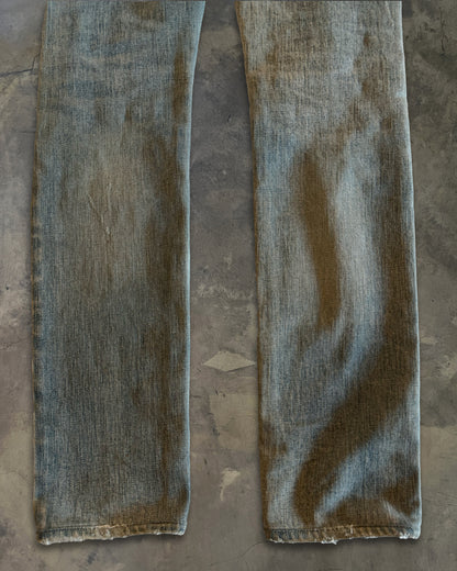 SAINT LAURENT SS2016 CRASH DENIM