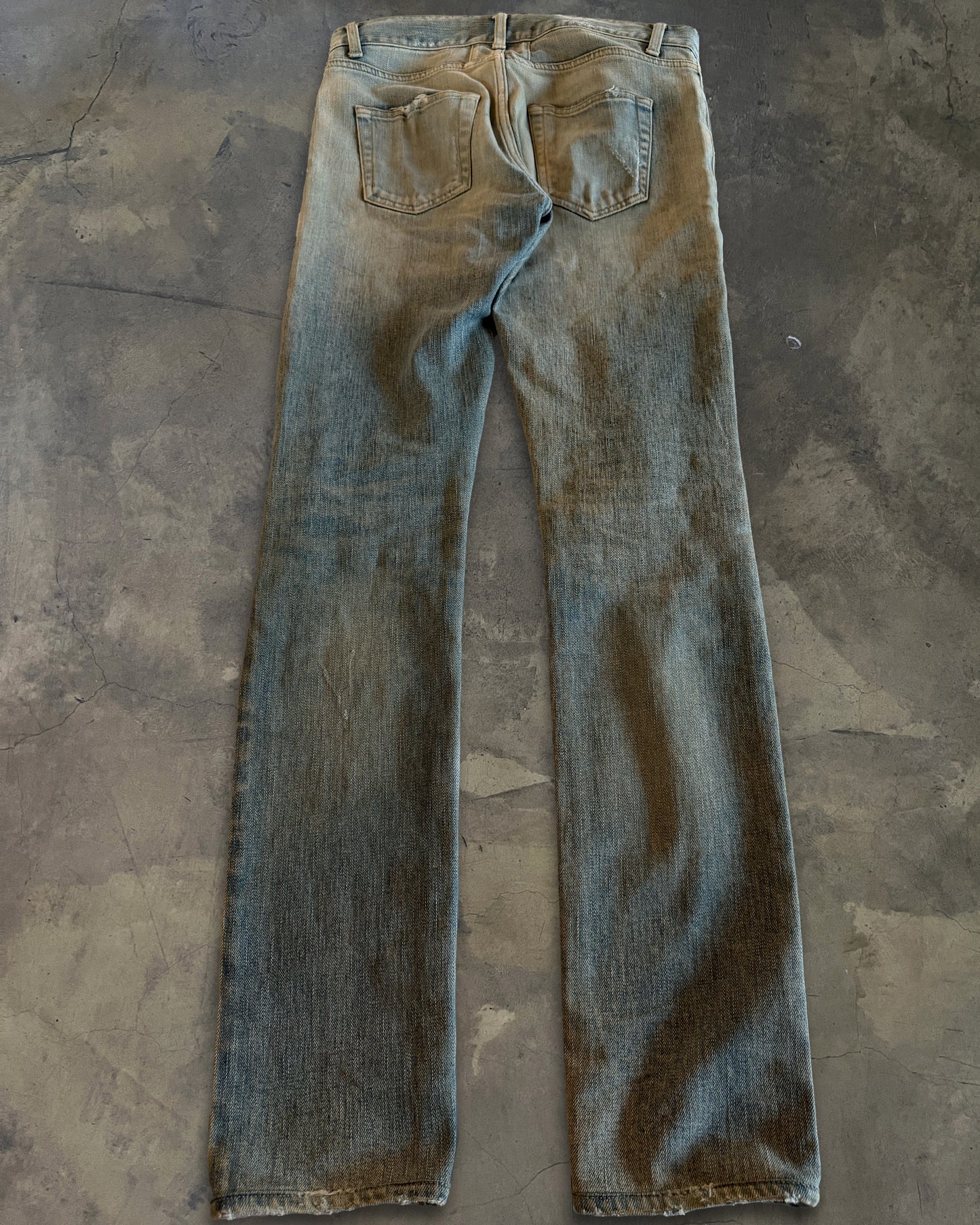 SAINT LAURENT SS2016 CRASH DENIM
