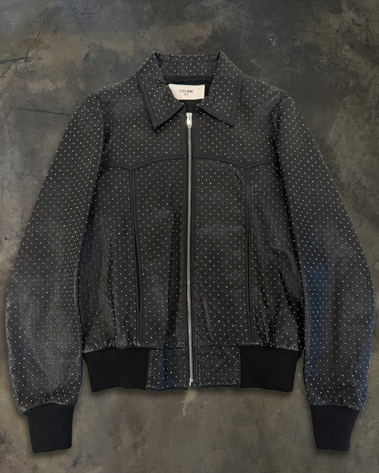 1/1 CELINE SS2022 CRYSTAL EMBELISHED BOMBER