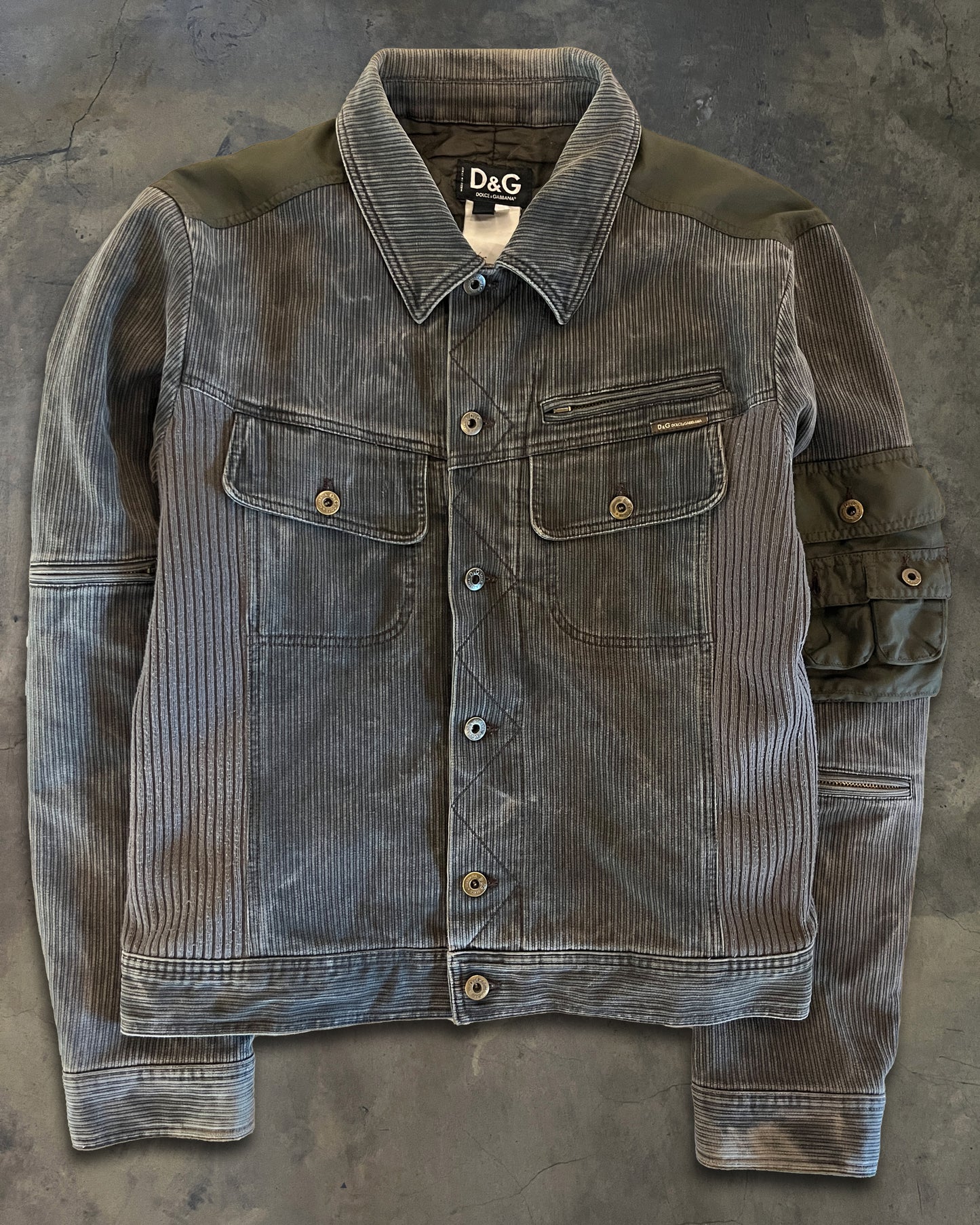 DOLCE GABBANA AW2003 MILITARY CARGO JACKET