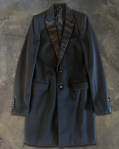 DIOR HOMME RUNWAY AW2005 SWORD COLLAR TOP COAT
