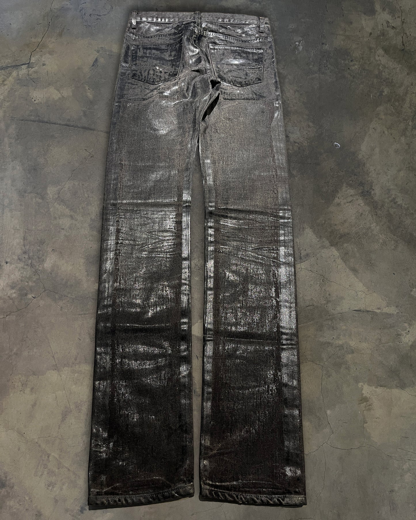 DIOR HOMME AW2008 "LUMIERE DU NORD" LUSTER WAXED DENIM