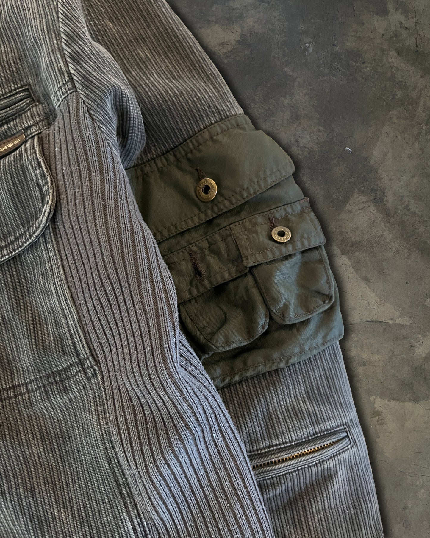 DOLCE GABBANA AW2003 MILITARY CARGO JACKET