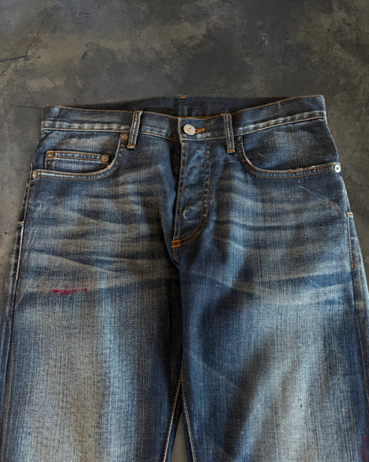 DIOR HOMME SS2008 "INK ME" PAINT SPLATTER DENIM