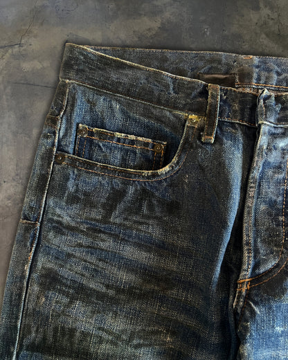 DIOR HOMME AW2006 LUSTER WAXED DENIM