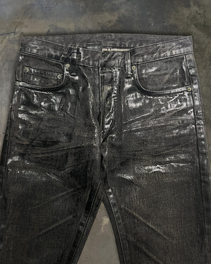 DIOR HOMME AW2008 "LUMIERE DU NORD" LUSTER WAXED DENIM