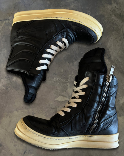 RICK OWENS SS2008 "CREATCH" LEATHER DUNKS