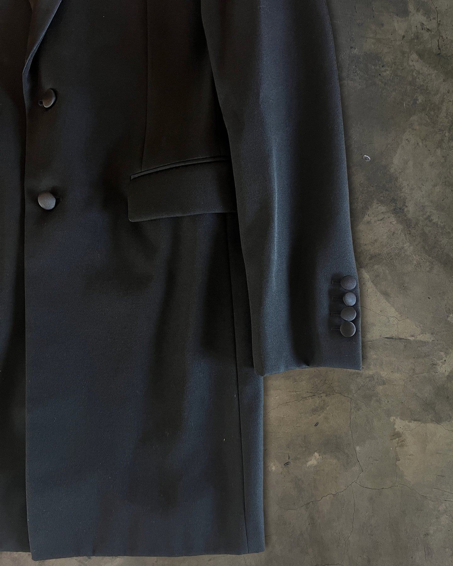 DIOR HOMME RUNWAY AW2005 SWORD COLLAR TOP COAT