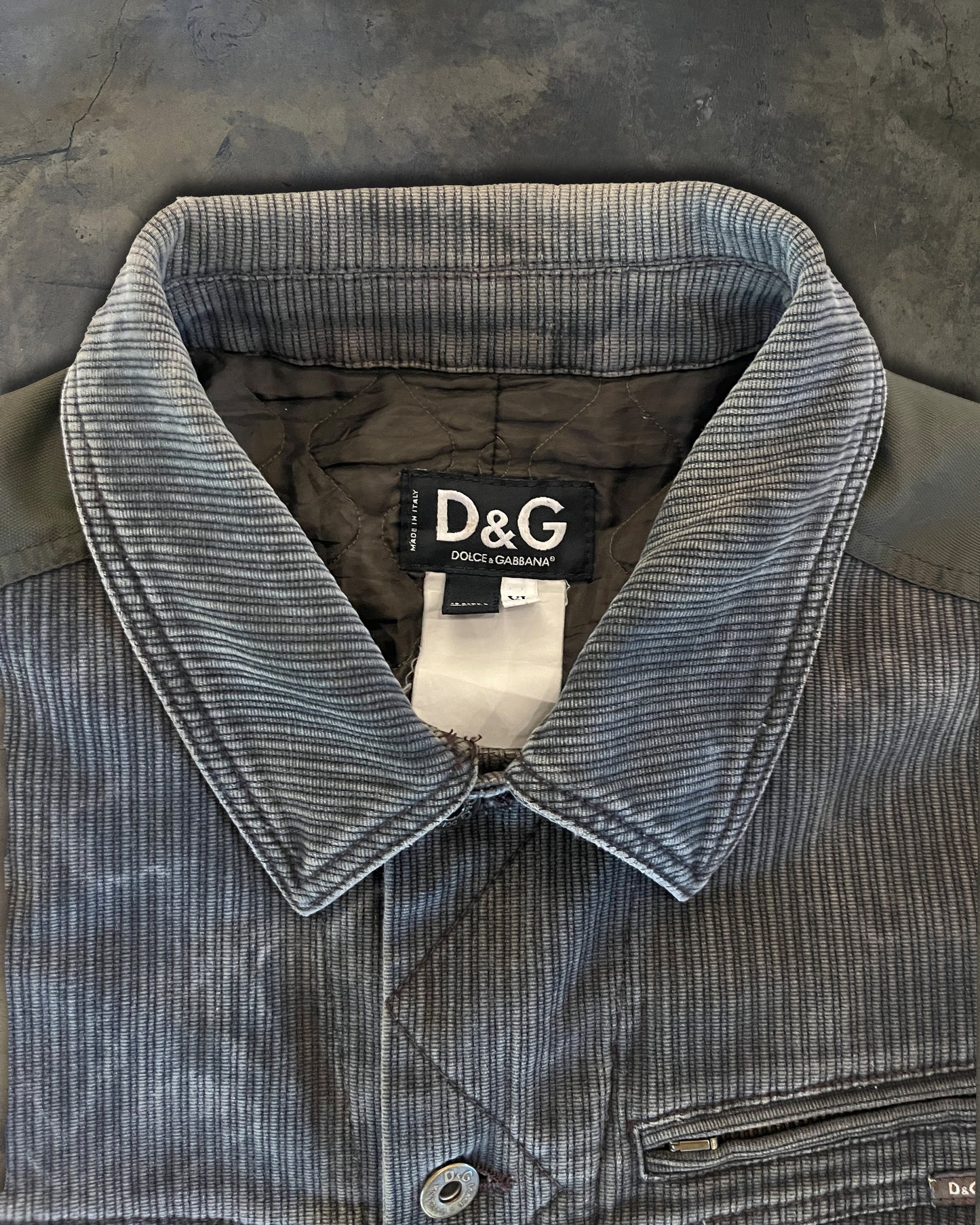 DOLCE GABBANA AW2003 MILITARY CARGO JACKET