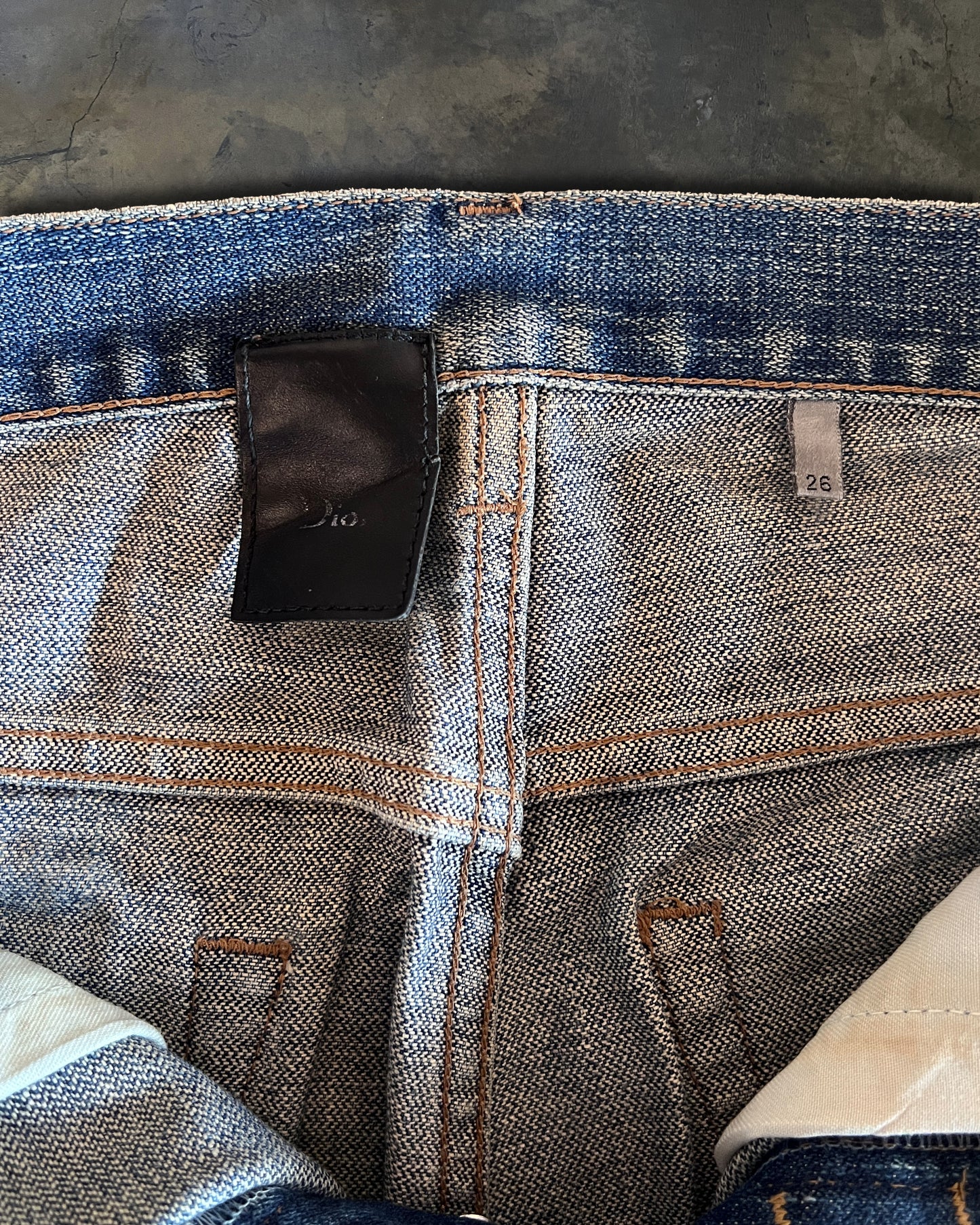 DIOR HOMME SS2011 MUDWASH DENIM