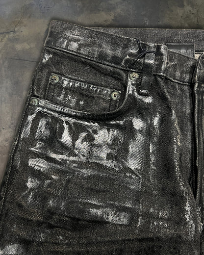 DIOR HOMME AW2008 "LUMIERE DU NORD" LUSTER WAXED DENIM