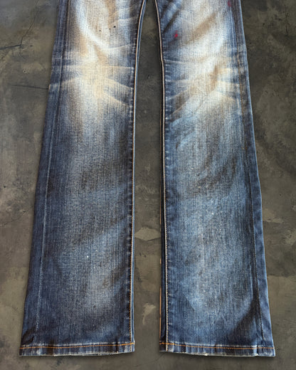 DIOR HOMME SS2008 "INK ME" PAINT SPLATTER DENIM