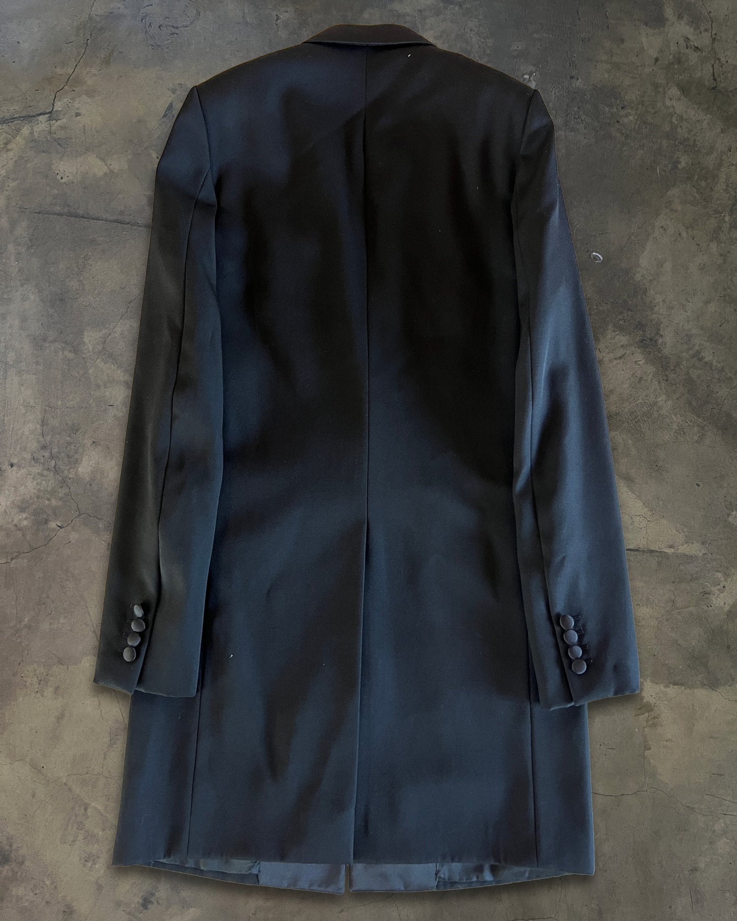 DIOR HOMME RUNWAY AW2005 SWORD COLLAR TOP COAT