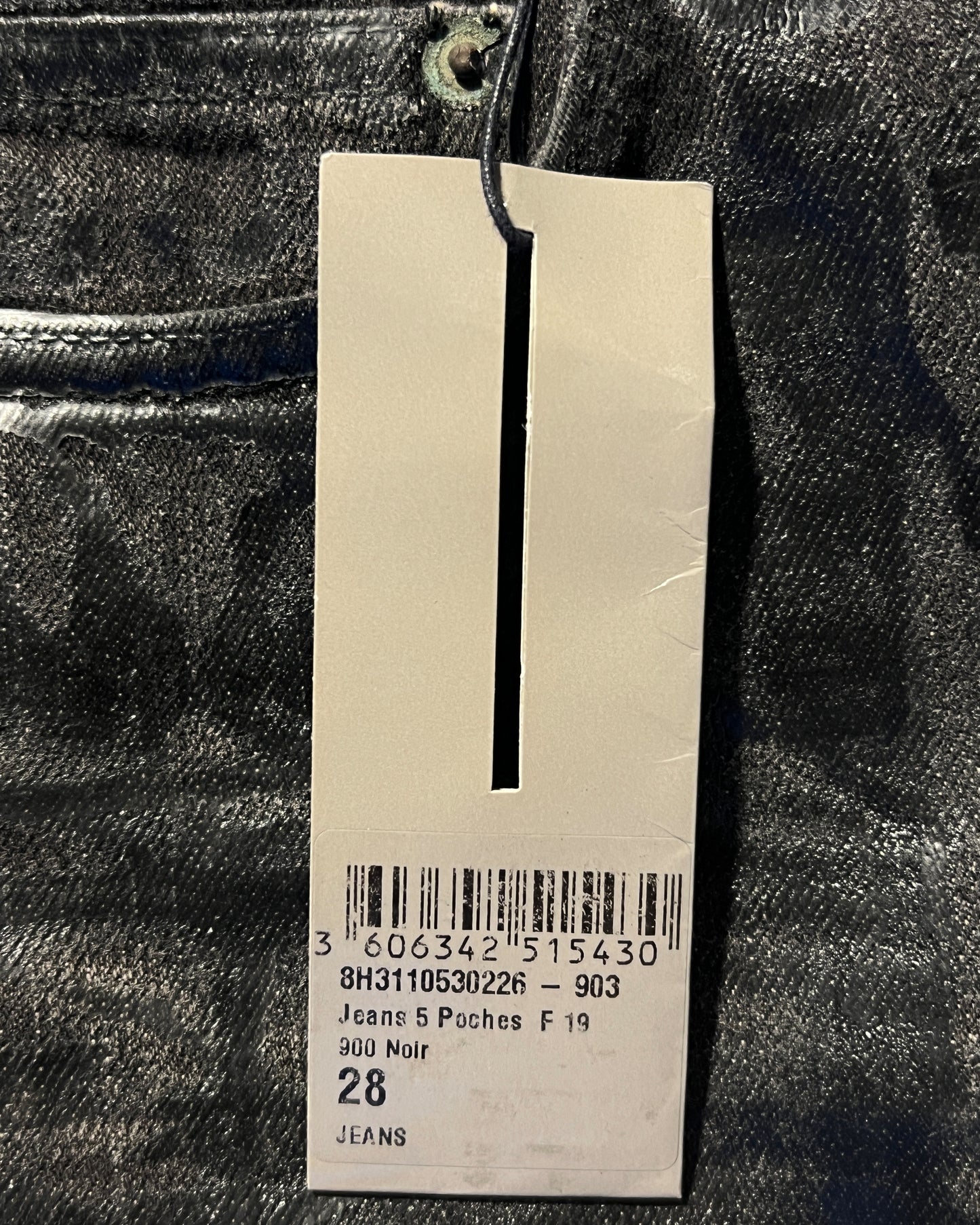 DIOR HOMME AW2008 "LUMIERE DU NORD" LUSTER WAXED DENIM