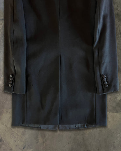 DIOR HOMME RUNWAY AW2005 SWORD COLLAR TOP COAT