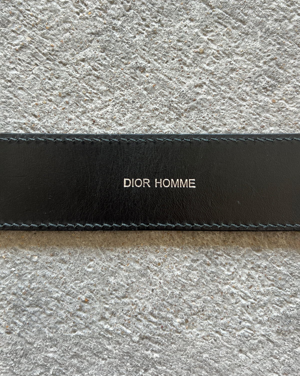 DIOR HOMME AW2013 'UNTIL IT BECAME' RED LEATHER BELT
