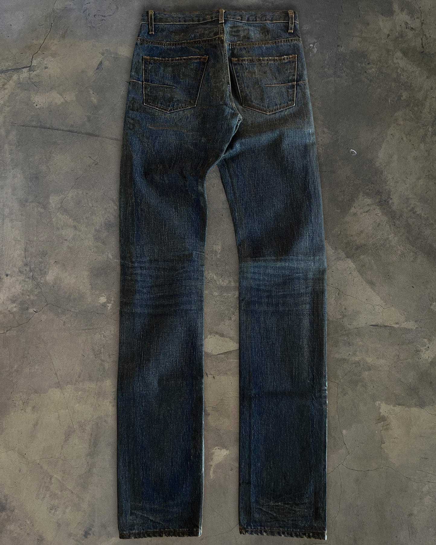 DIOR HOMME AW2006 LUSTER WAXED DENIM