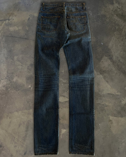 DIOR HOMME AW2006 LUSTER WAXED DENIM