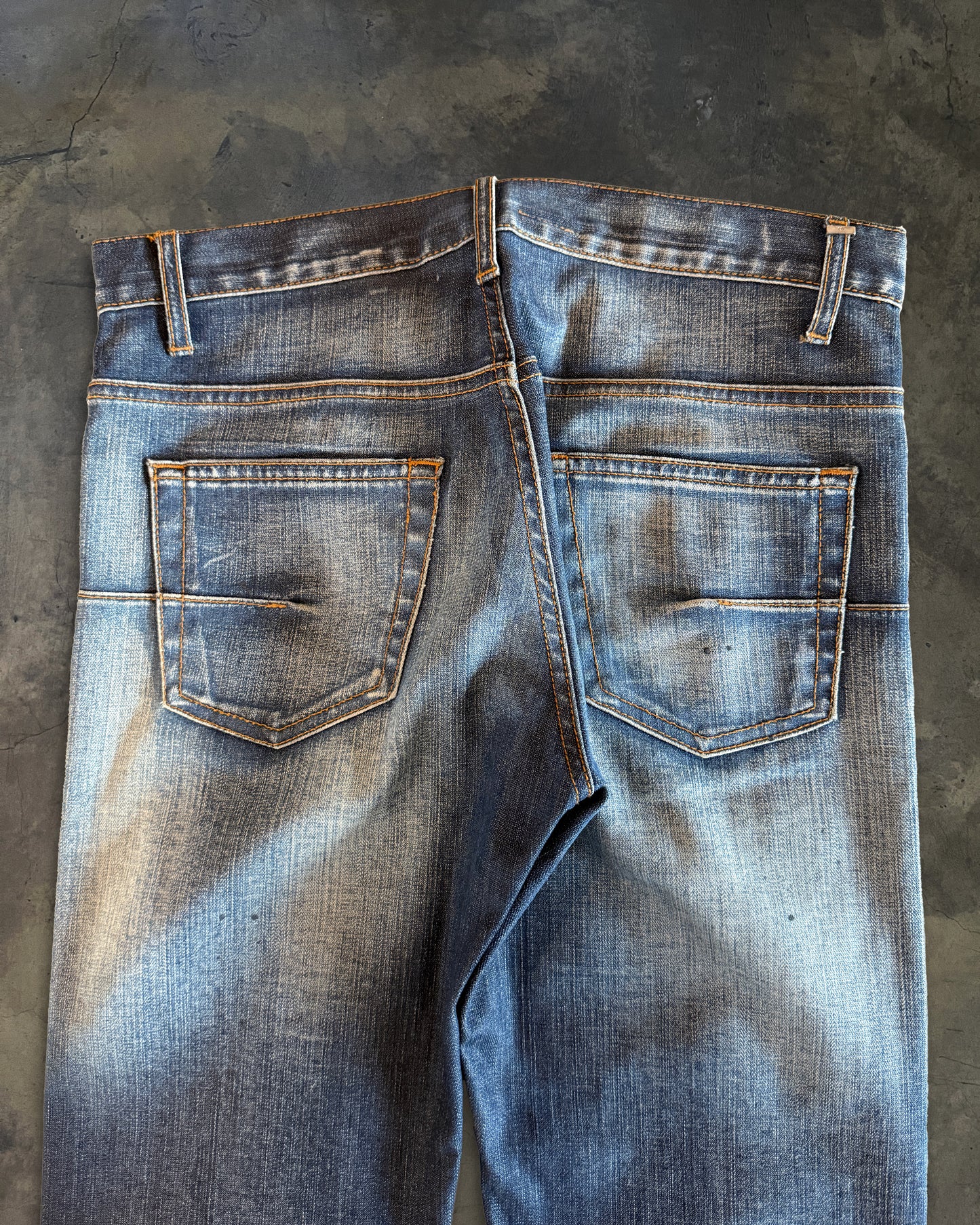 DIOR HOMME SS2008 "INK ME" PAINT SPLATTER DENIM