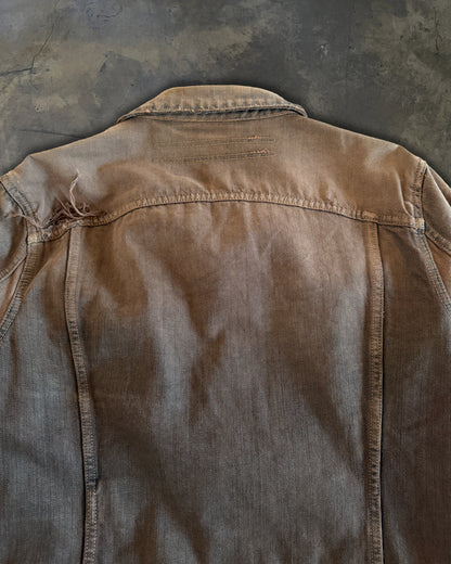 RICK OWENS FW2006 "DUSTULATOR" DRKSHDW TRUCKER DENIM JACKET