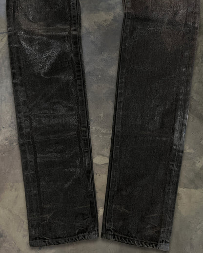 DIOR HOMME AW2008 "LUMIERE DU NORD" LUSTER WAXED DENIM