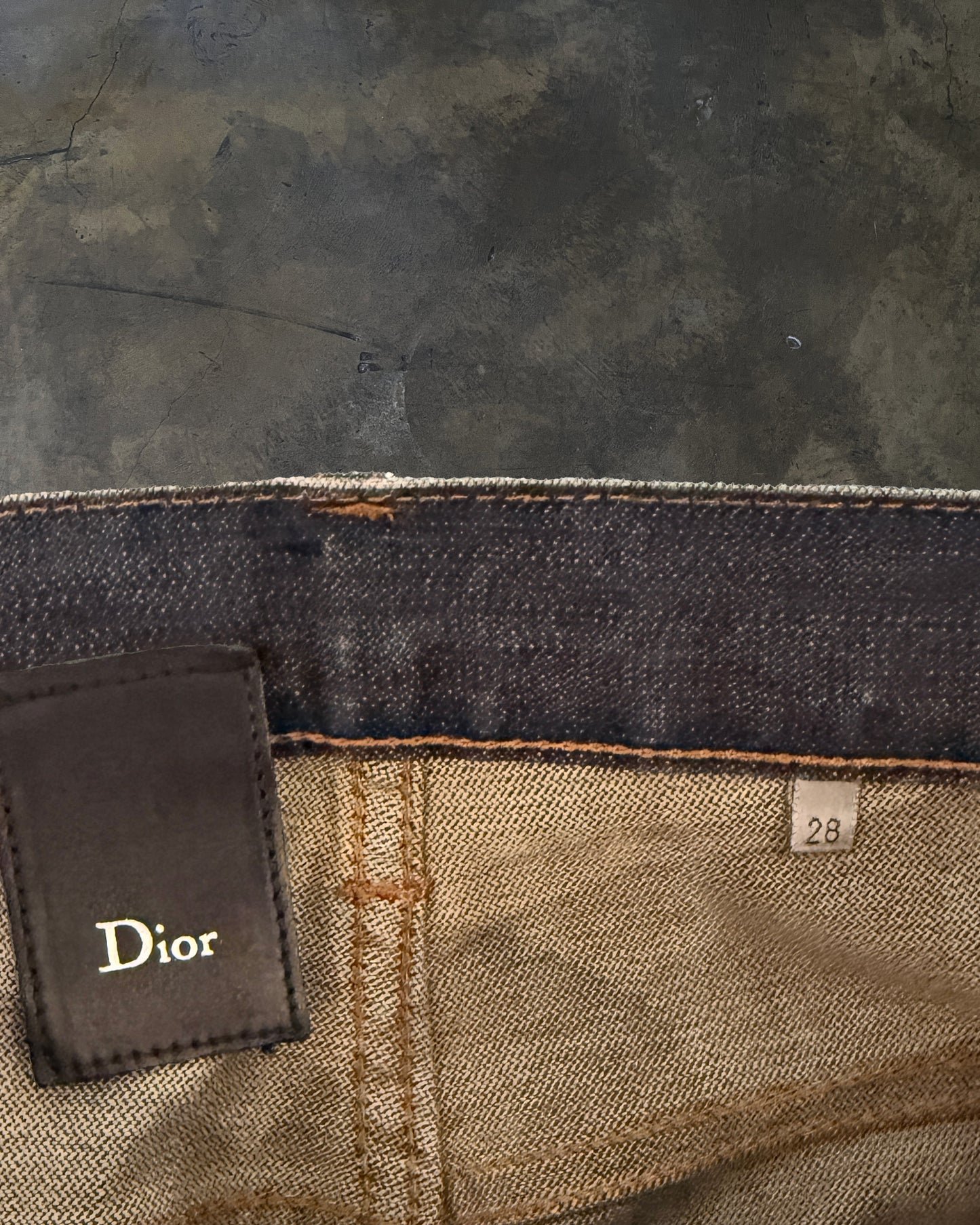 DIOR HOMME SS2008 "INK ME" PAINT SPLATTER DENIM