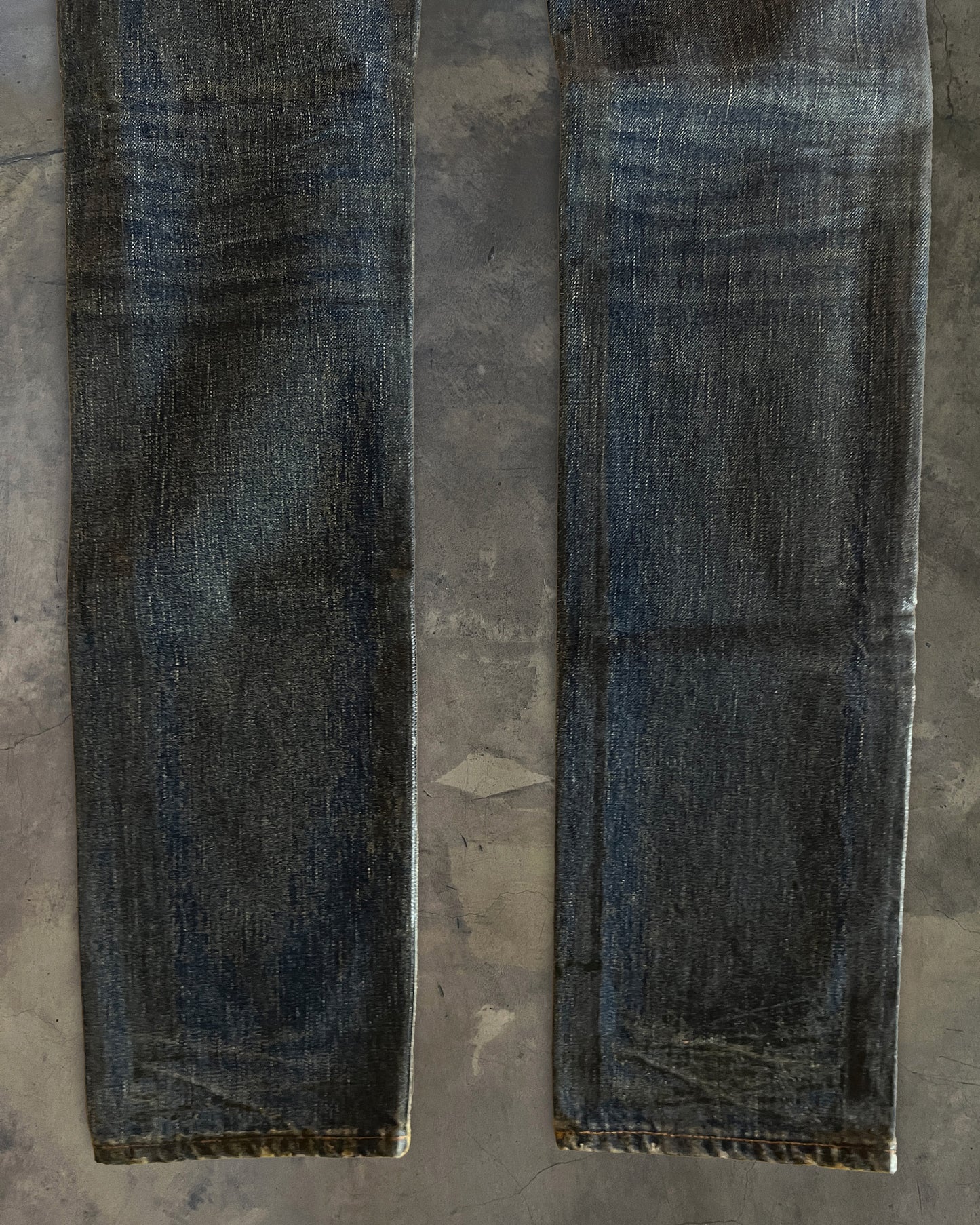 DIOR HOMME AW2006 LUSTER WAXED DENIM