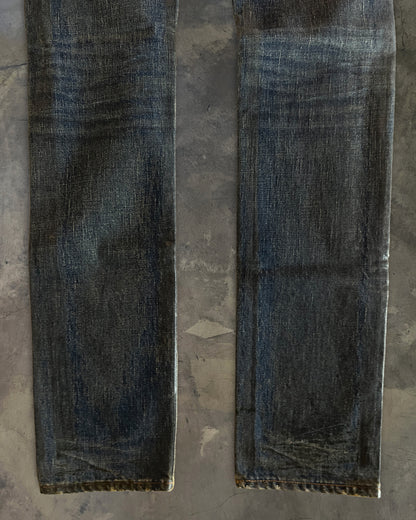DIOR HOMME AW2006 LUSTER WAXED DENIM