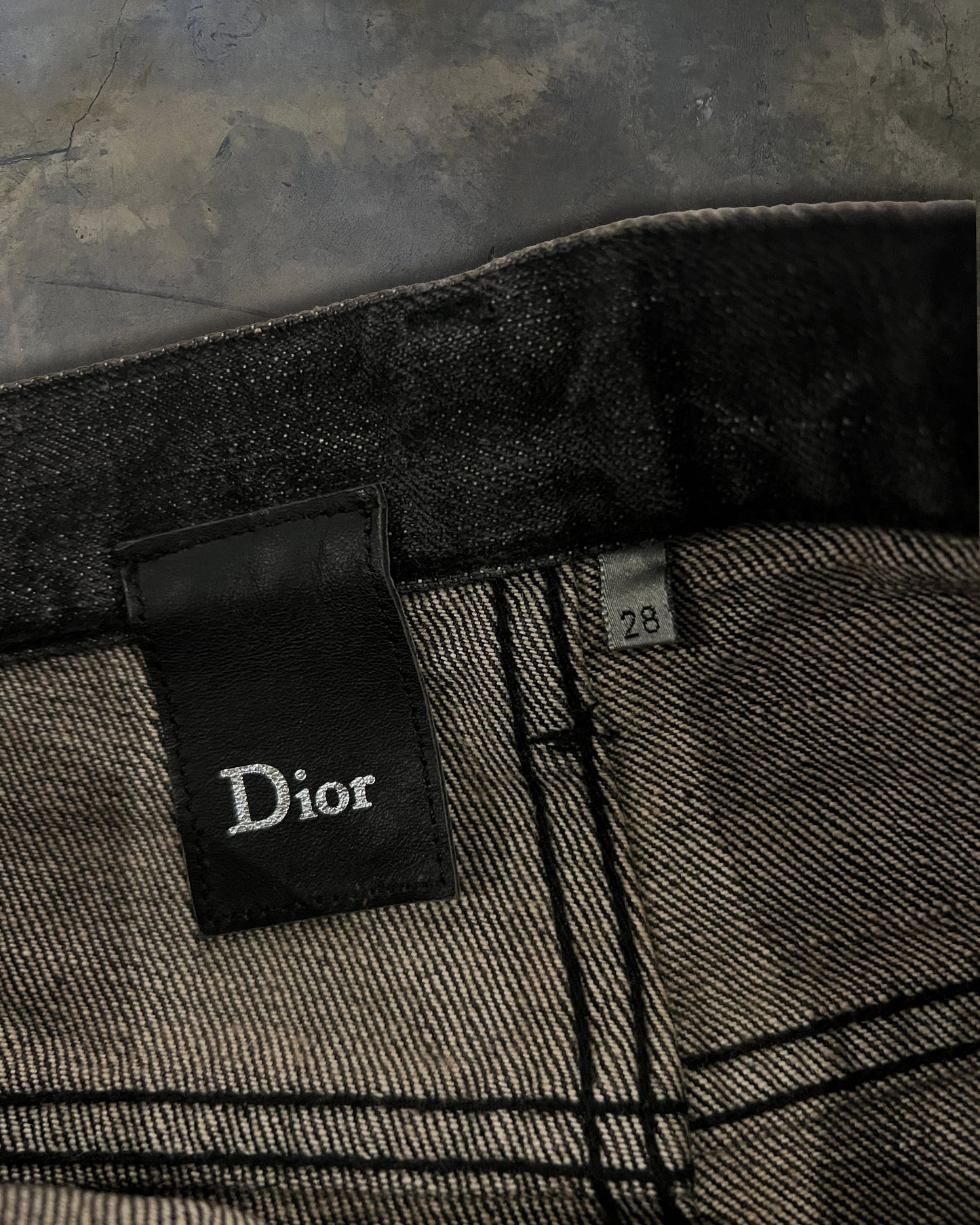 DIOR HOMME AW2008 "LUMIERE DU NORD" LUSTER WAXED DENIM