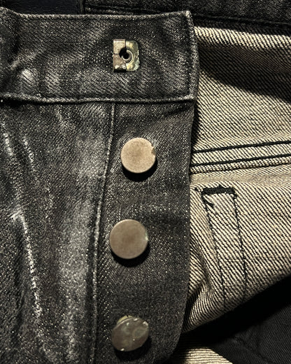 DIOR HOMME AW2008 "LUMIERE DU NORD" LUSTER WAXED DENIM