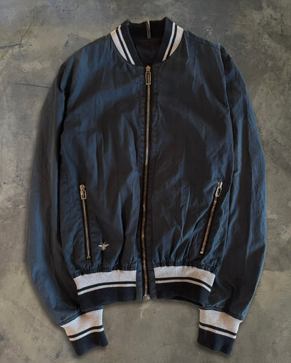 DIOR HOMME SS2010 NAVY BEE BOMBER