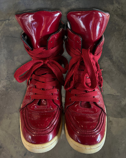 DIET BUTCHER SLIM SKIN PATENT LEATHER HIGH TOPS