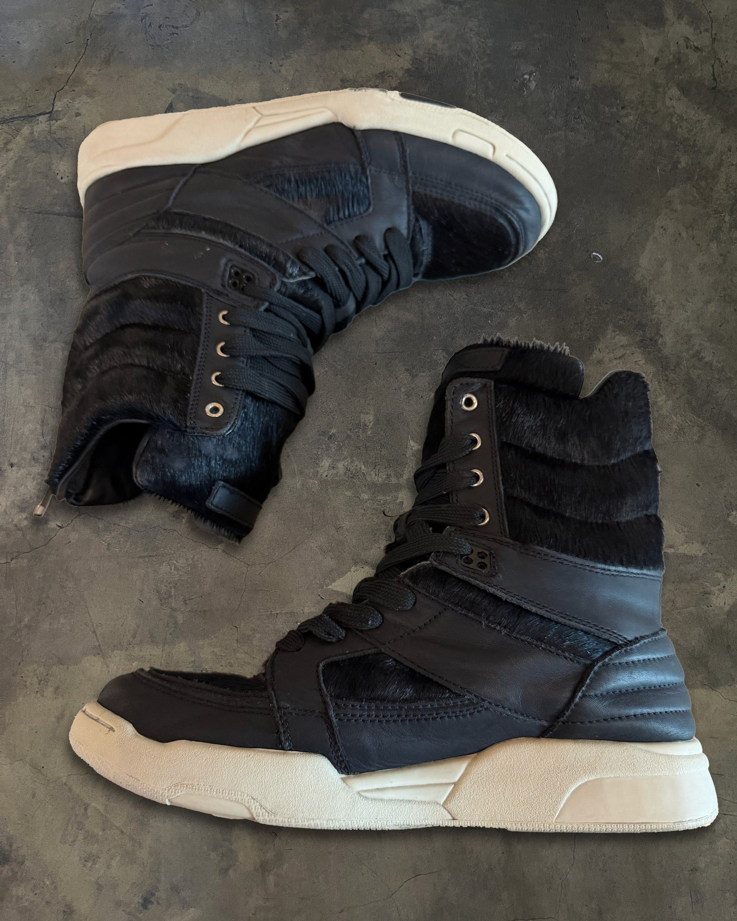 DIET BUTCHER SLIM SKIN HORSE HAIR HIGH TOPS