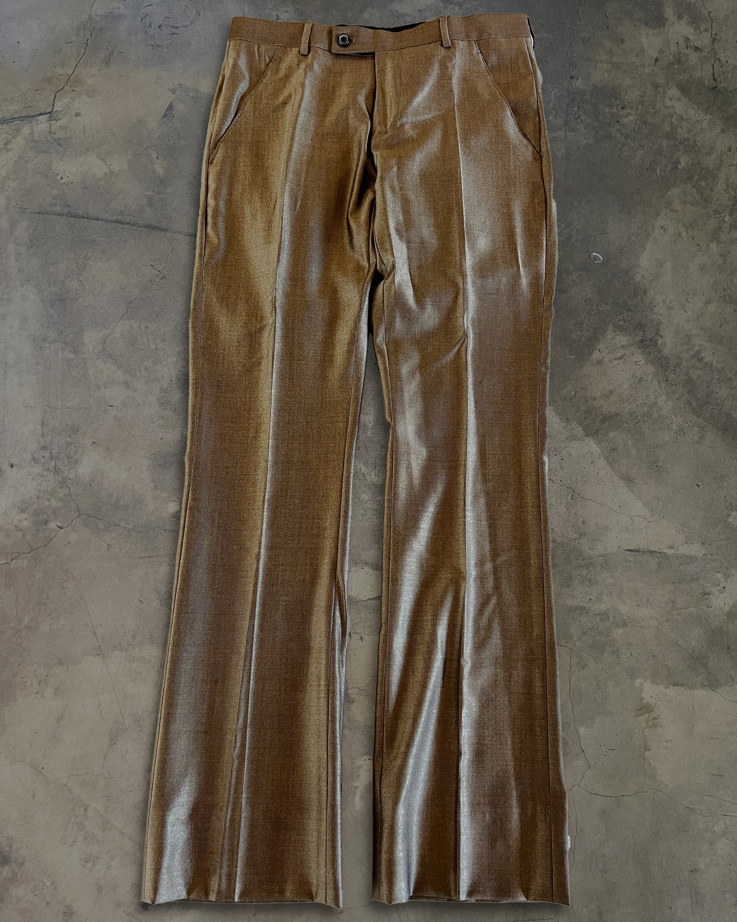 DIOR HOMME AW2005 ' IN THE MORNING' GOLD SUIT