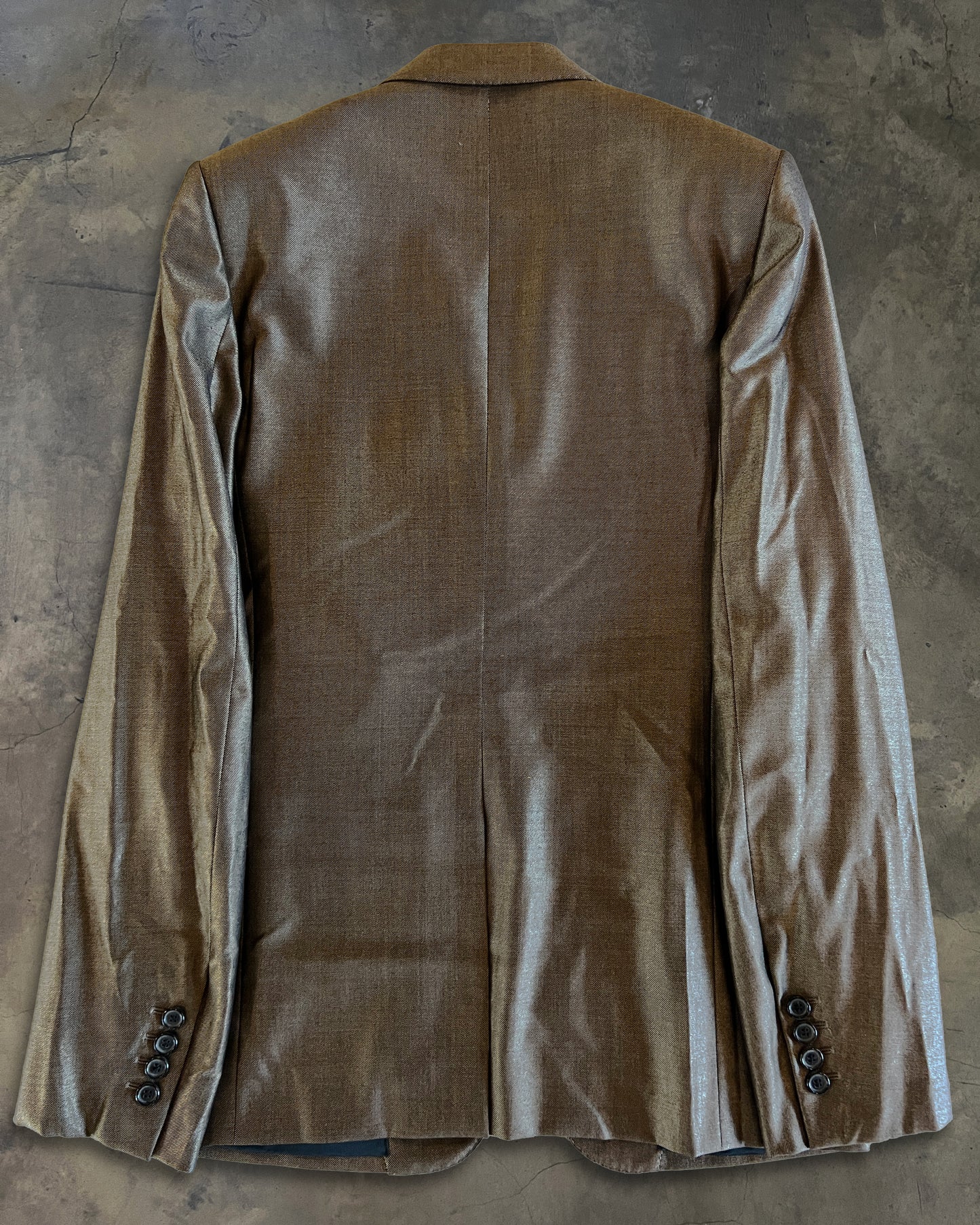 DIOR HOMME AW2005 ' IN THE MORNING' GOLD SUIT