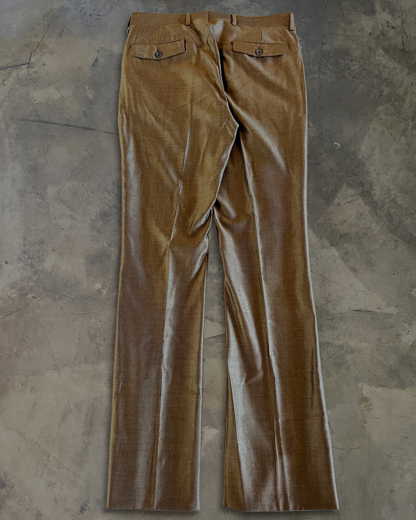 DIOR HOMME AW2005 ' IN THE MORNING' GOLD SUIT