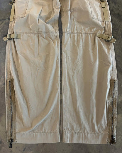 DOLCE GABBANA SS2004 PARACHUTE CARGO PANTS