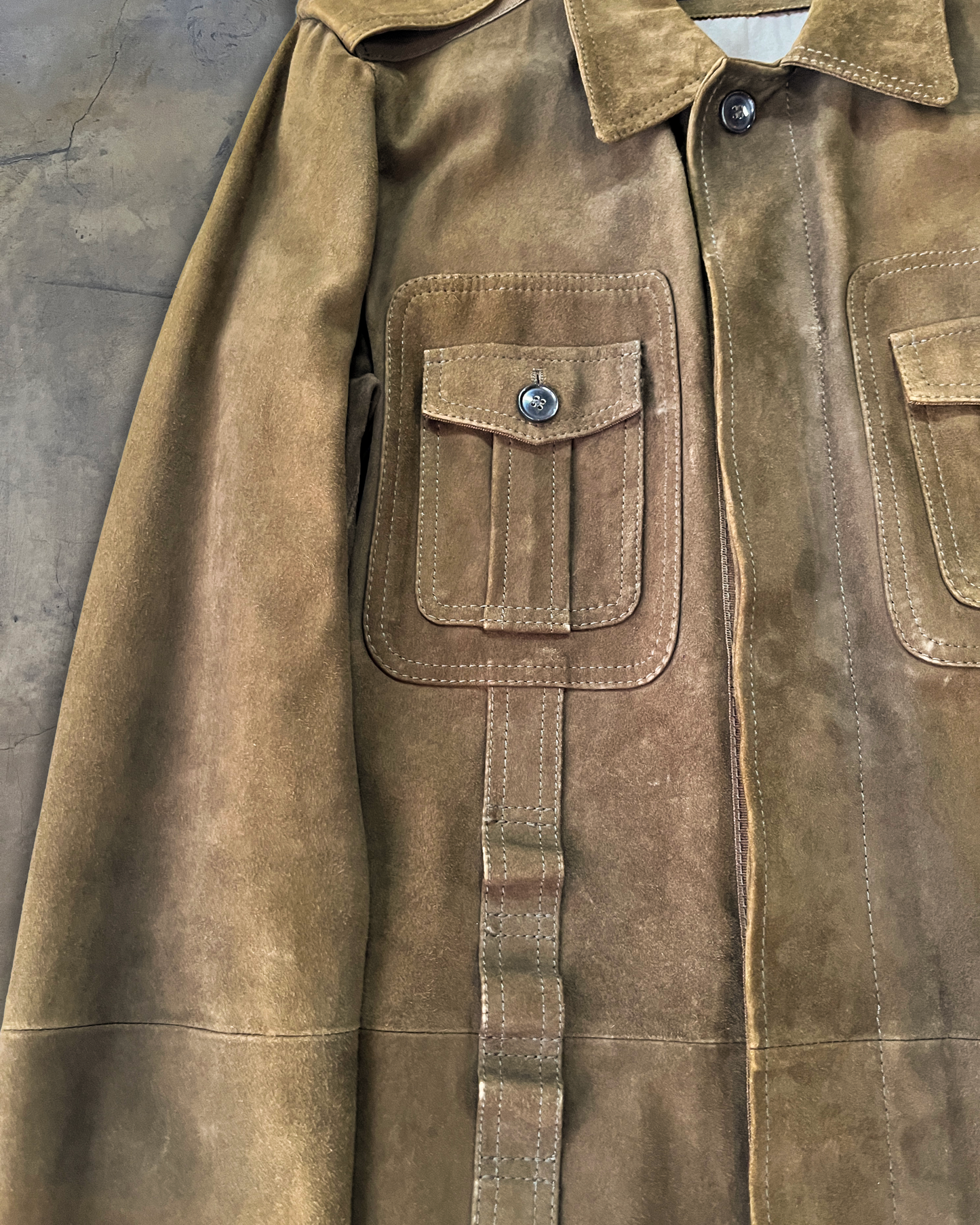 90'S DOLCE GABBANA GOAT SKIN MILITARY JACKET