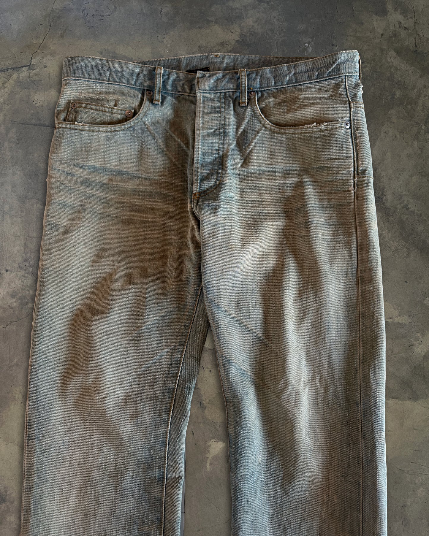 DIOR HOMME SS2004 BLEU CLAIRE DENIM