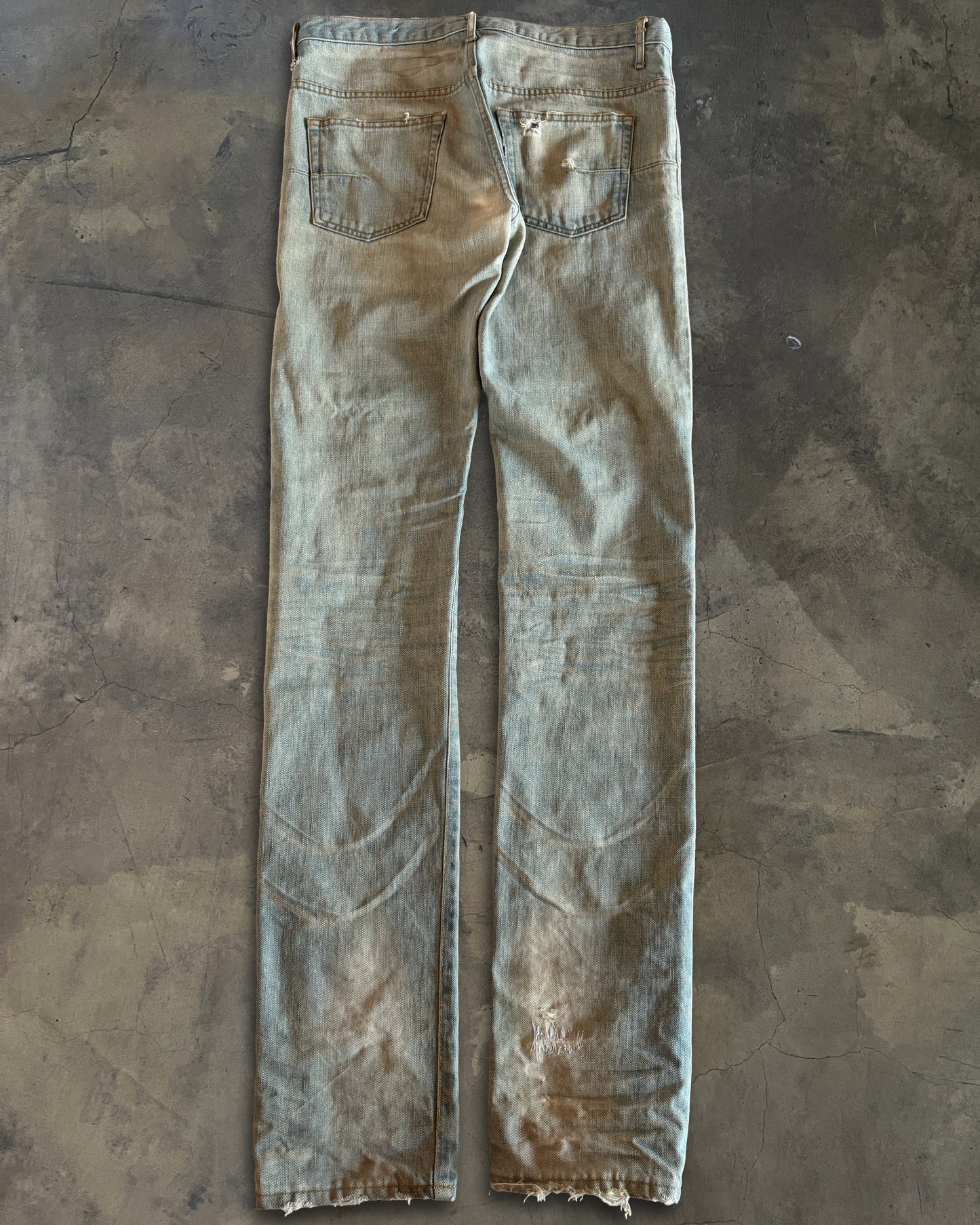 DIOR HOMME SS2004 BLEU CLAIRE DENIM