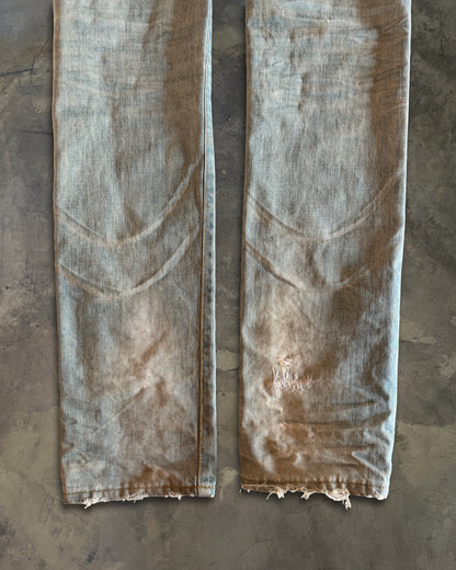 DIOR HOMME SS2004 BLEU CLAIRE DENIM