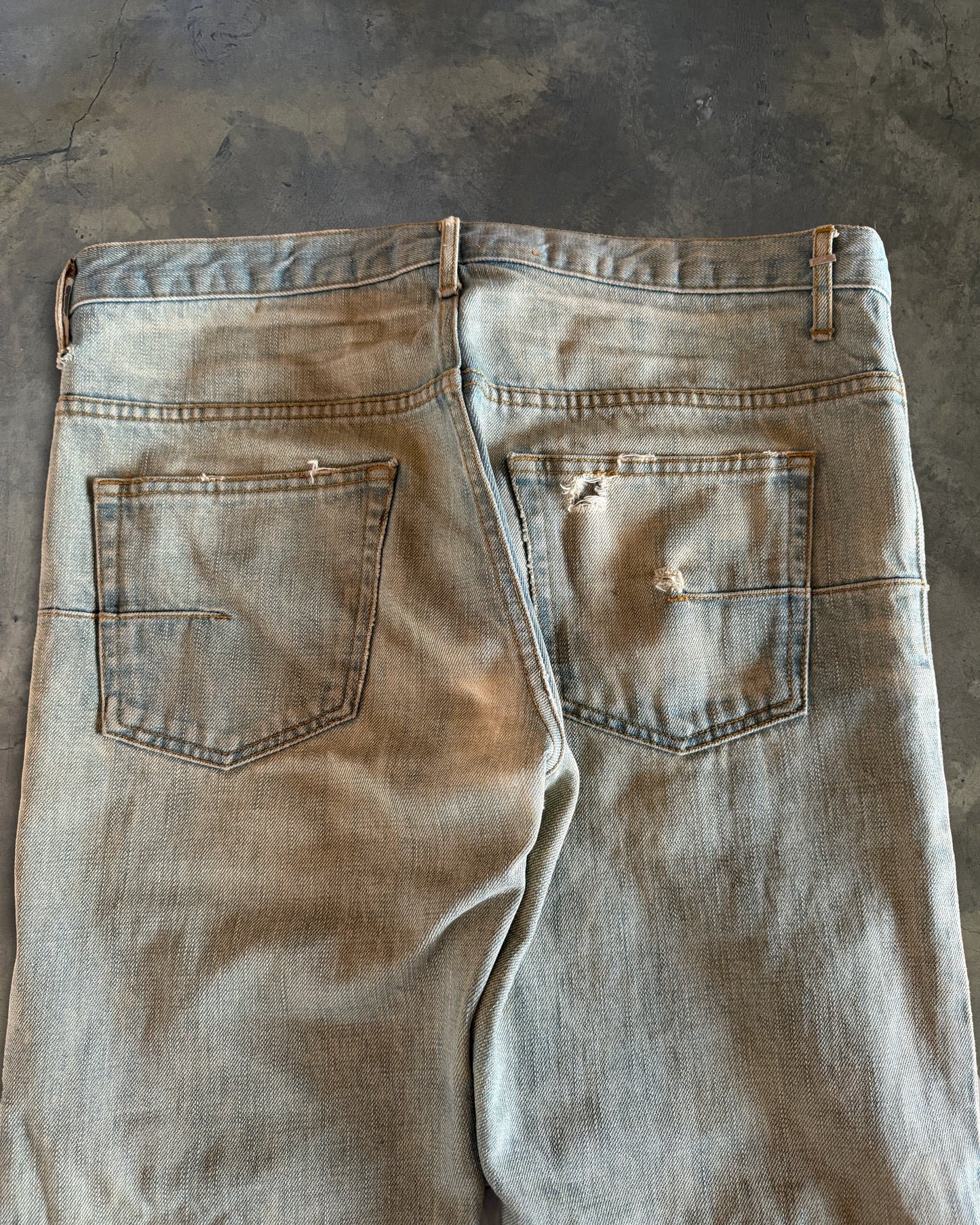 DIOR HOMME SS2004 BLEU CLAIRE DENIM