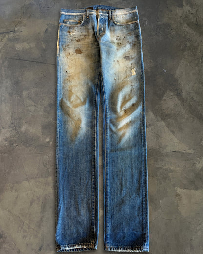 DIOR HOMME SS2011 MUDWASH DENIM