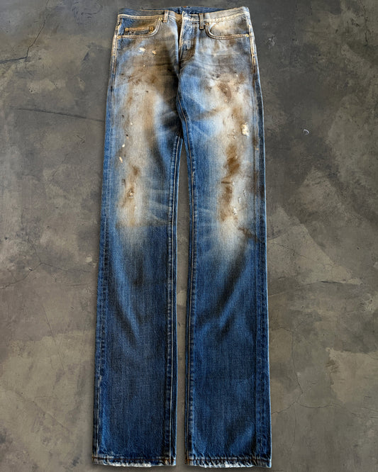 DIOR HOMME SS2011 MUDWASH DENIM