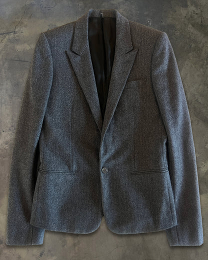 DIOR HOMME AW2004 'VICTIM OF THE CRIME' WOOL BLAZER