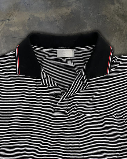 DIOR HOMME STRIPED BEE POLO SHIRT