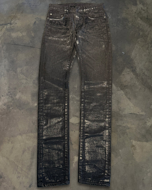 DIOR HOMME AW2007 "NAVIGATE" LUSTER WAXED DENIM