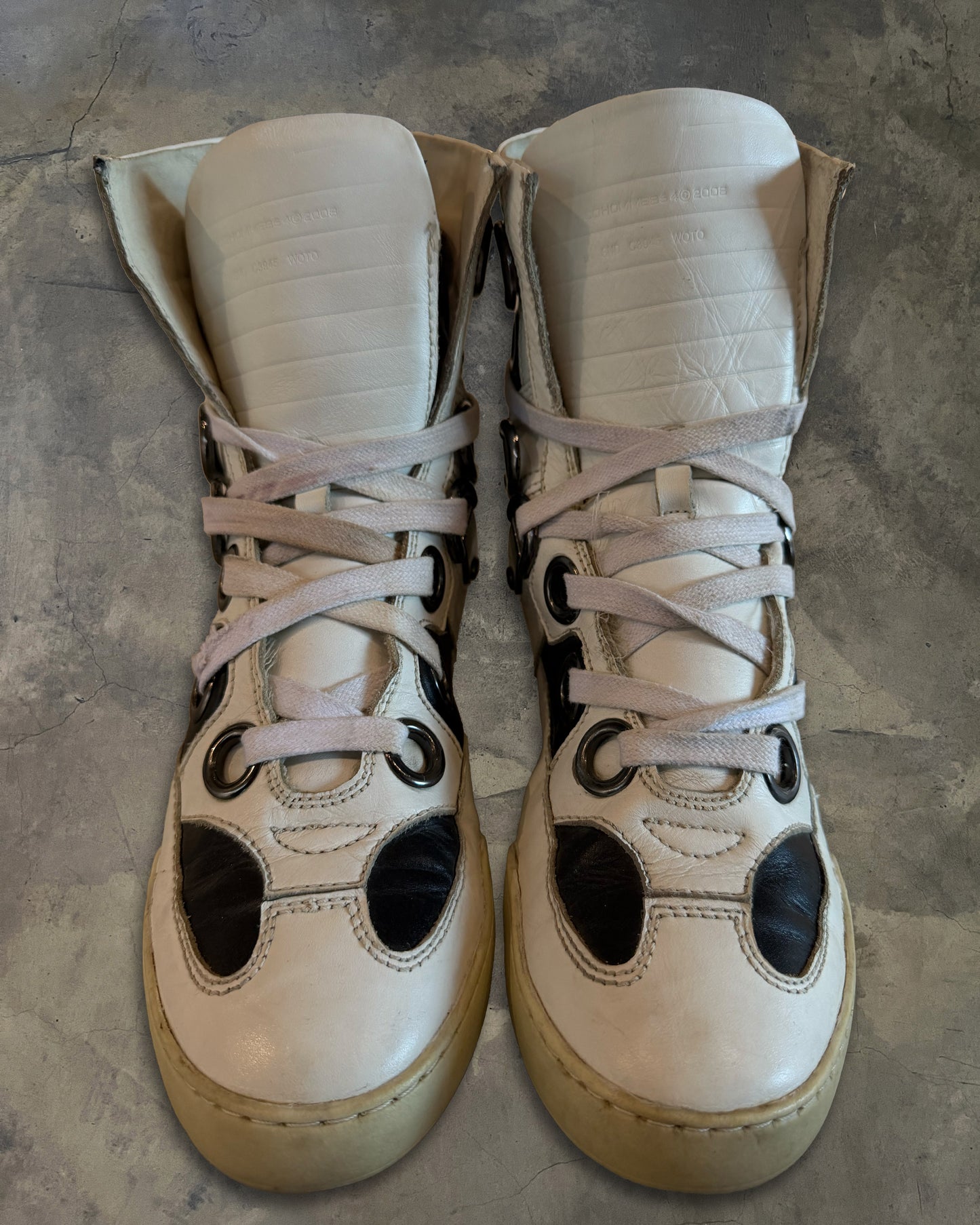 DIOR HOMME SS2009 B92 HIGH TOP SNEAKERS