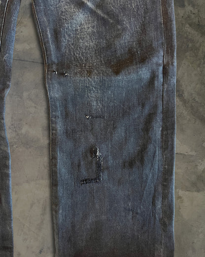 DIOR HOMME AW2003 CLAWMARK DENIM