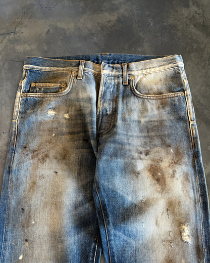 DIOR HOMME SS2011 MUDWASH DENIM